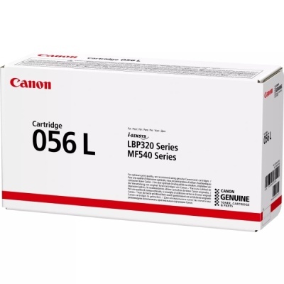 Embalagem branca de toner para impressora Canon Cartridge 056 L