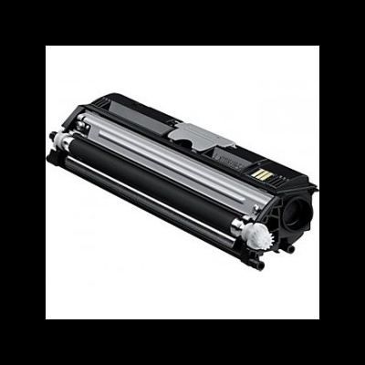 Toner preto para impressora com componentes plásticos e metálicos