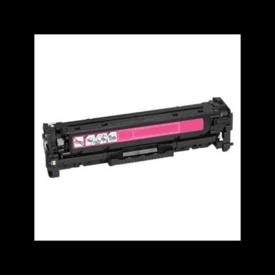 Cartucho toner magenta para impressora sobre fundo branco