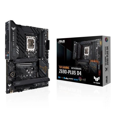 Placa-mãe Asus TUF GAMING Z690-PLUS D4 com embalagem