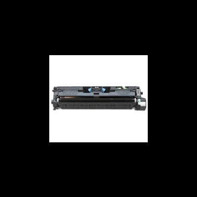 Cartucho de toner preto para impressora com componentes em plastico preto e cinza