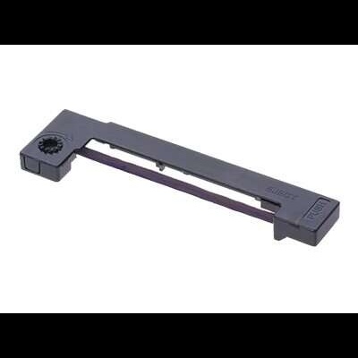 Ribbon de impressora Epson preto com roda dentada e etiquetas EPSON