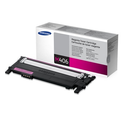 Cartucho de toner Samsung M406 com caixa branca e cinzenta