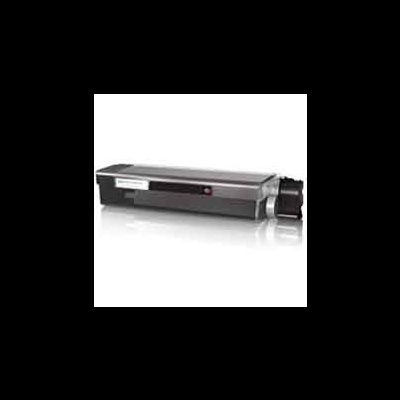 Toner para impressora preto e cinzento com etiqueta e superfície lisa