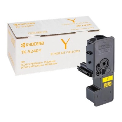 Cartucho de toner KYOCERA amarelo TK-5240Y com caixa