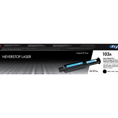 Embalagem de recarga de toner HP Neverstop Laser 103A preta