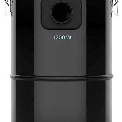 aspirador industrial preto Cecotec com textros 20 L e 1200 W