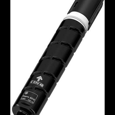 Toner de impressora preto C-EXV 48 com texto e símbolos