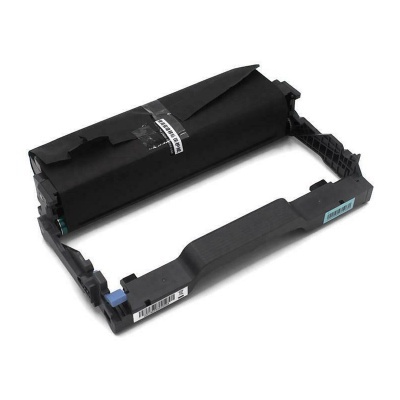 Frente preta para fita de impressão retangular em plástico com etiqueta e código de barras