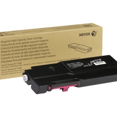 Cartucho de toner preto Xerox com caixa castanha