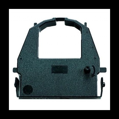 Fita de tinta preta para máquina de escrever com estrutura plástica