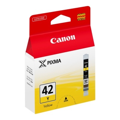 Embalagem para tinteiro Canon PIXMA 42 amarelo