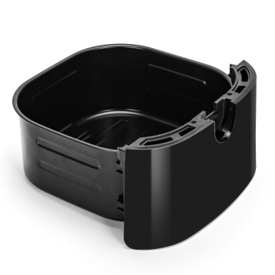 Grelhador quadrado preto para fritadeira sem óleo