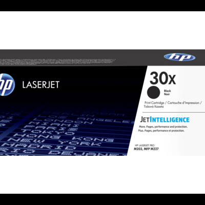 Caixa toner HP LaserJet 30X preta para impressoras