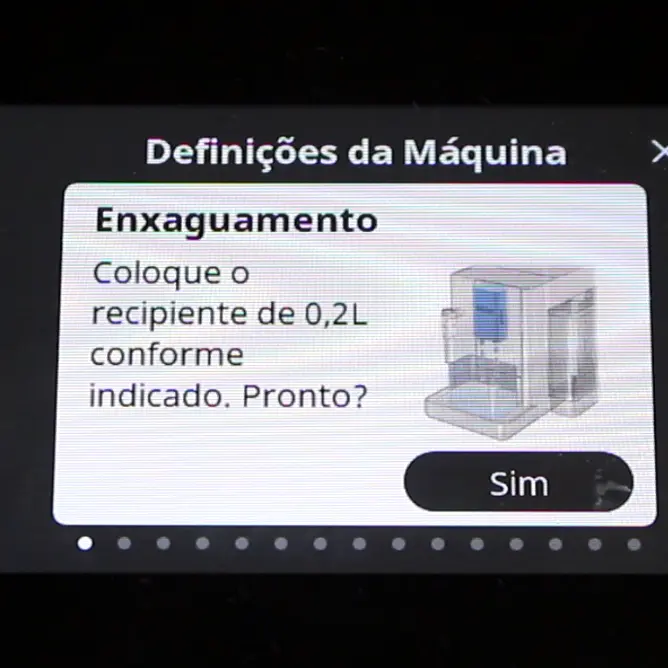 Temperatura Delonghi Rivelia Menu