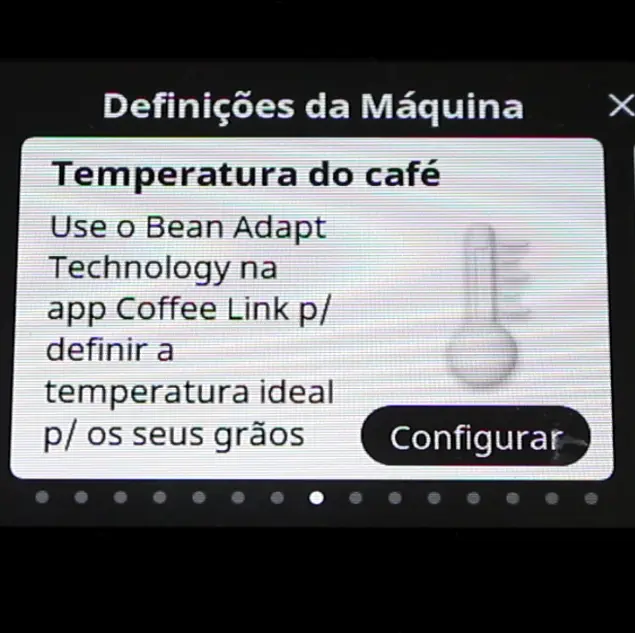 Temperatura Delonghi Rivelia Temperatura