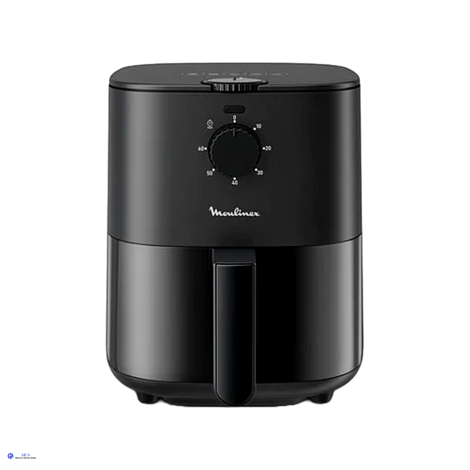 MOULINEX Easy Fry Essential EZ130810 Fritadeira elétrica compacta preta da marca Moulinex com mostrador de temperatura circular