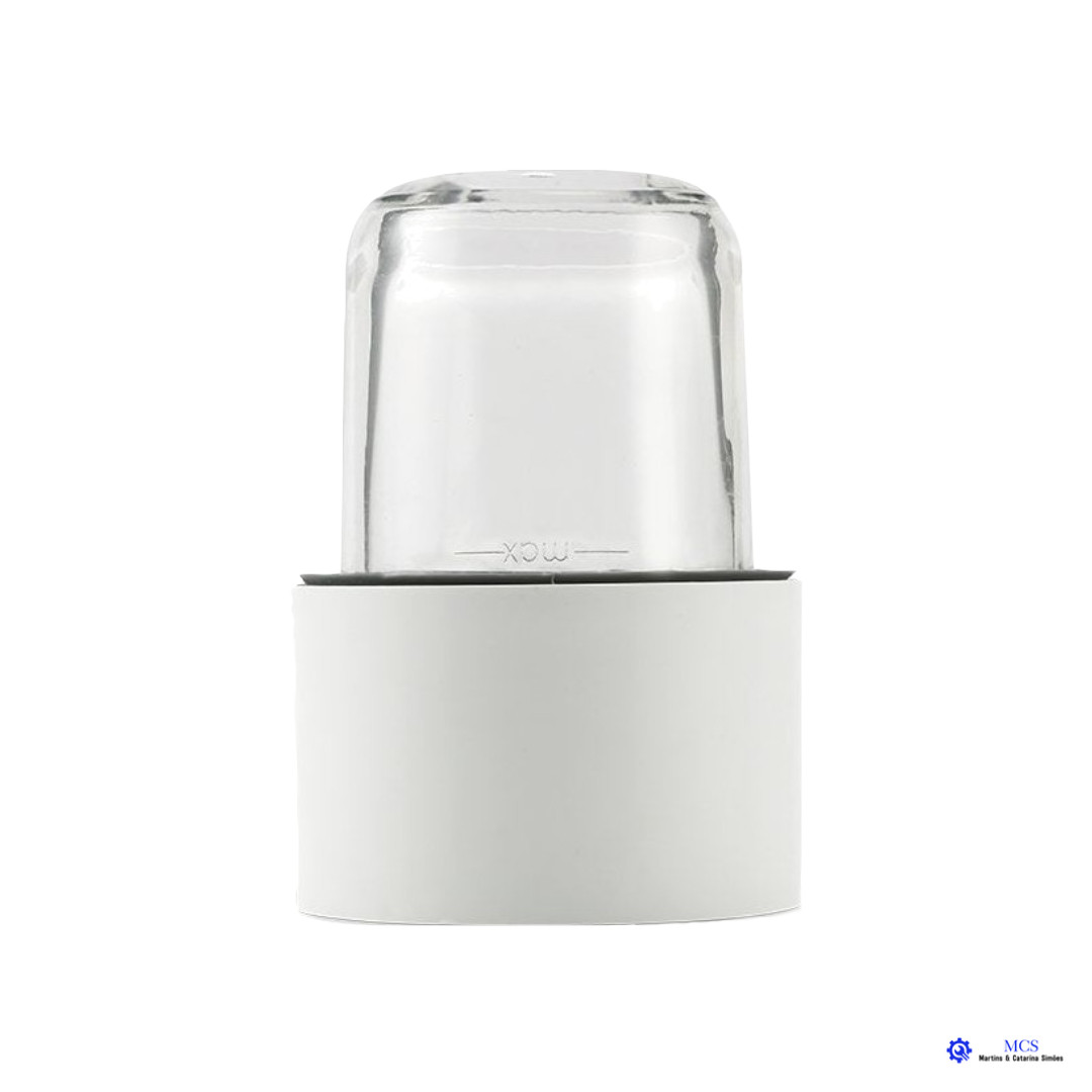 Moinho Multifunções Kenwood AT320A Frasco de vidro transparente com base branca cilindrica