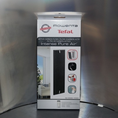 Embalagem branca de filtro de carbono ativo Rowenta Tefal para purificador de ar