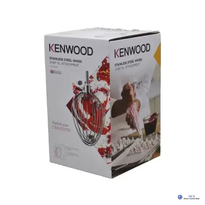 Embalagem do acessório batedor de aço inox Kenwood para batedeira