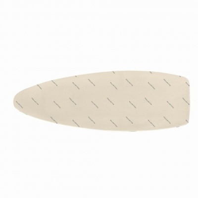 Protector de base para ferro de engomar bege com padrão da marca