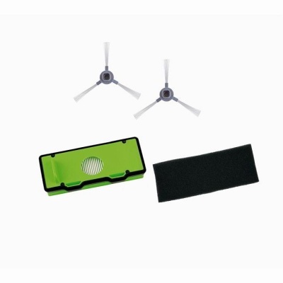 Peças para aspirador robô incluindo escovas laterais e filtros