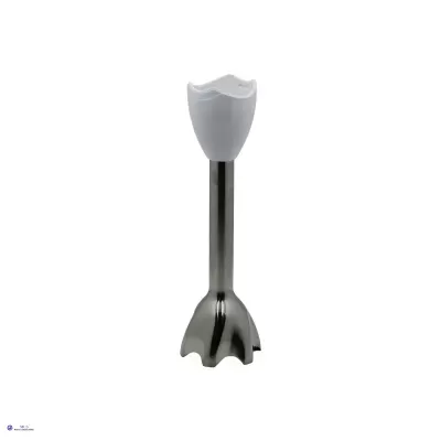 Varinha mágica em metal inoxidável e plástico branco