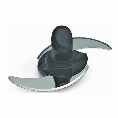 Lâmina dupla em aço inoxidável com suporte plástico preto para liquidificador