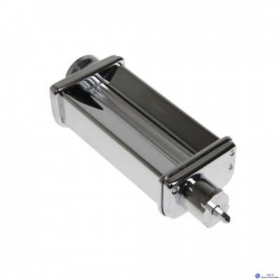 Máquina de cortar massa de metal cromado com acabamento brilhante