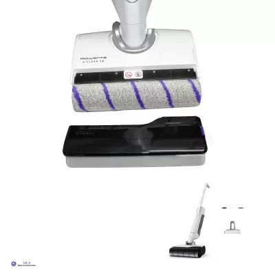 Acessório de limpeza Rowenta X-Clean 18 com rolo cinzento e riscas roxas