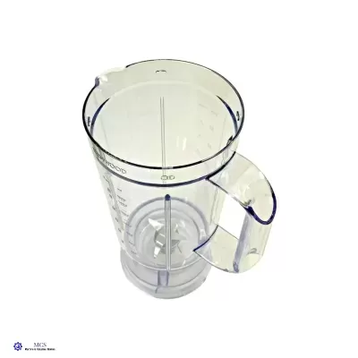 Jarros medidores transparentes com alça e graduação em plástico