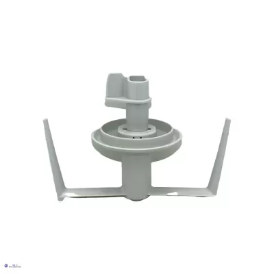 Impulsor de bomba de esgoto cinza em fundo branco