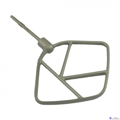 Batedor planetário metálico cinzento para cozinha