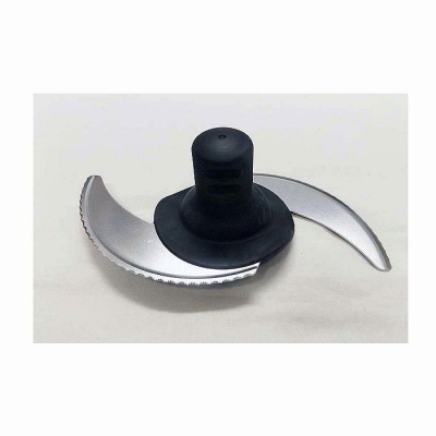 Lâminas de aço inoxidável para liquidificador com base preta