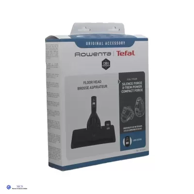 Embalagem de acessório para aspirador Rowenta Tefal com cabeça de chão preta