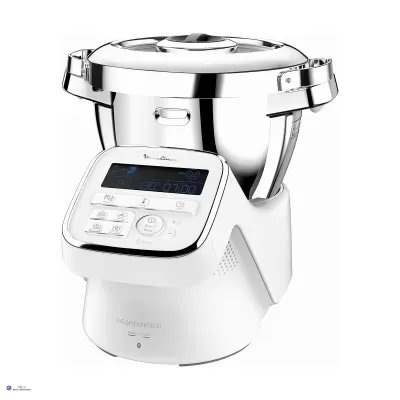 Robot de cozinha Moulinex Cuisine Companion XL com copo em aço inoxidável
