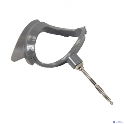 Suporte cinzento com haste metálica