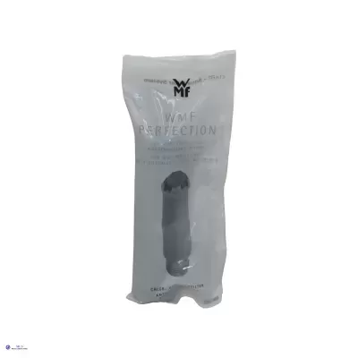Embalagem branca vertical com texto WMF PERFECTION e marca WMF em preto