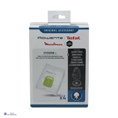 Embalagem de sacos de filtração aromáticos para aspirador Rowenta Tefal Moulinex