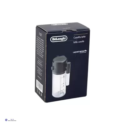 Caixa de jarro para leite DeLonghi com descrição e imagem do produto