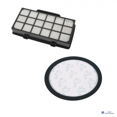 Conjunto de filtros retangular e redondo para aspirador