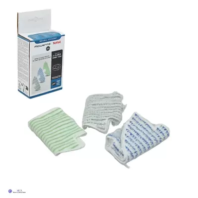 Conjunto de panos de microfibra para limpeza com listras coloridas e embalagem