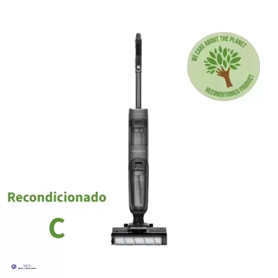 Aspirador vertical preto recondicionado com selo ecológico