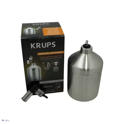 Acessório Original KRUPS Auto-Cappuccino BST em metal prateado com bico preto e caixa preta