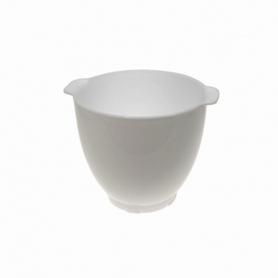 Recipiente branco de plástico com alças laterais