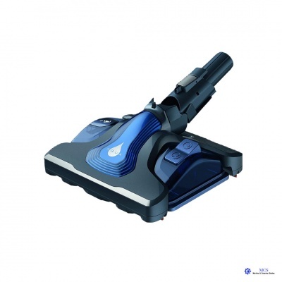 Bocal triangular azul e preto para aspirador de pó