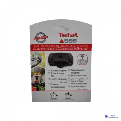 Embalagem do manípulo preto para panela de pressão Tefal SEB