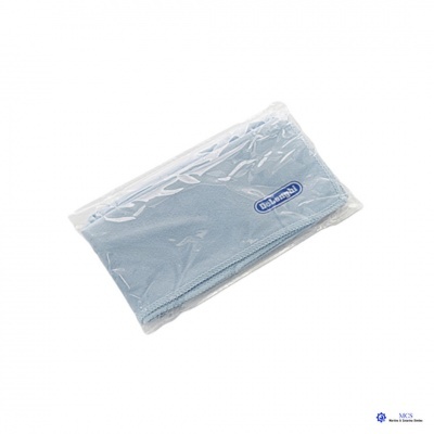 Toalha de microfibra azul clara De'Longhi embalada
