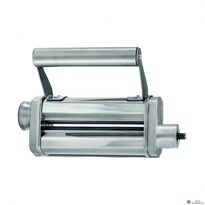 Máquina de massa manual em aço inoxidável com manípulo e cilindros