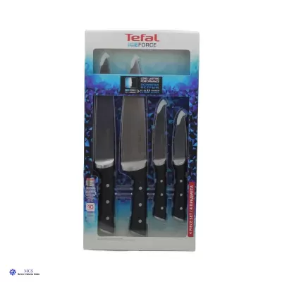 Conjunto de facas Tefal ICE FORCE 4 peças em embalagem